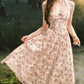 Charming Halter Neck Prom Dress Lace Floral A-Line Evening Dress C8517