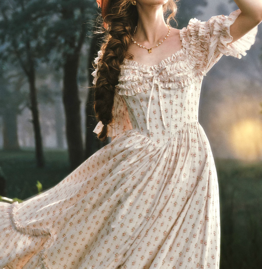 Robe de bal de princesse bustier à volants en satin long, robe de soirée C8117