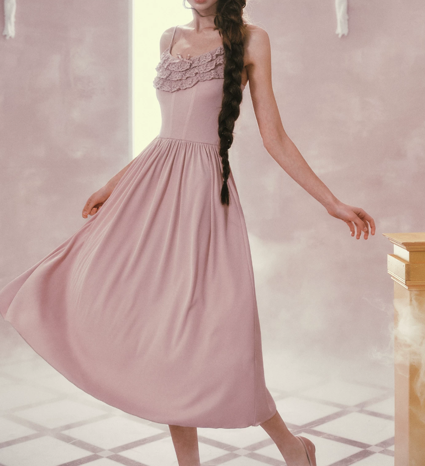 Robe de bal de princesse bustier à volants en satin long, robe de soirée C8117