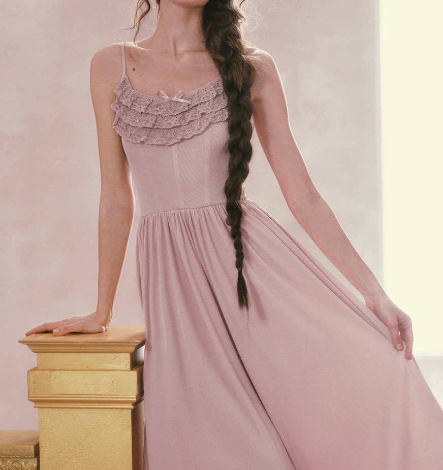 Robe de bal de princesse bustier à volants en satin long, robe de soirée C8117