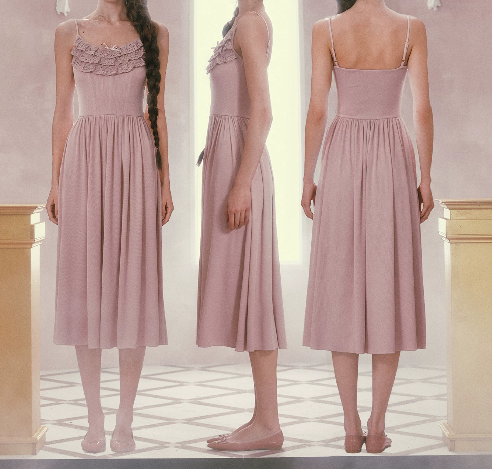 Robe de bal de princesse bustier à volants en satin long, robe de soirée C8117