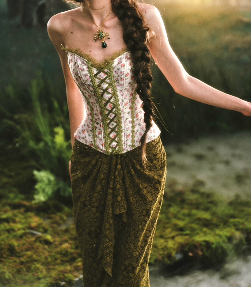 Robe de bal de princesse bustier à volants en satin long, robe de soirée C8117
