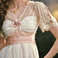 Robe de bal de princesse bustier à volants en satin long, robe de soirée C8117