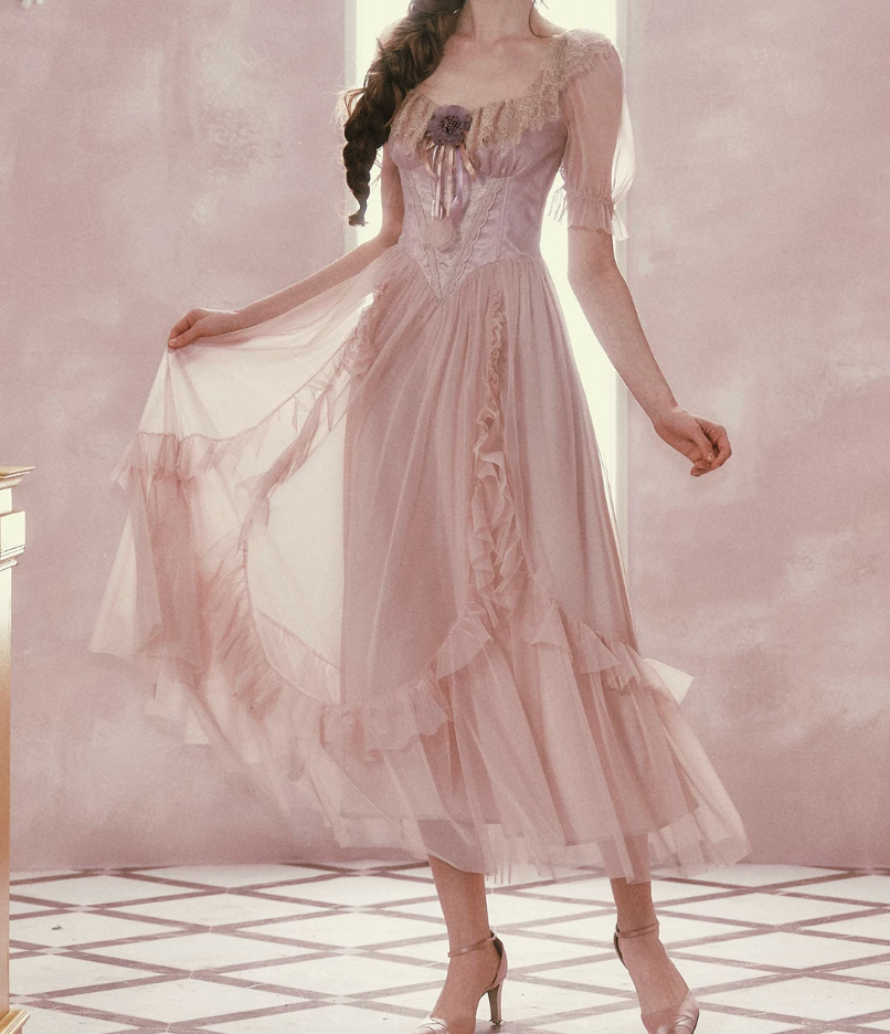 Robe de bal de princesse bustier à volants en satin long, robe de soirée C8117