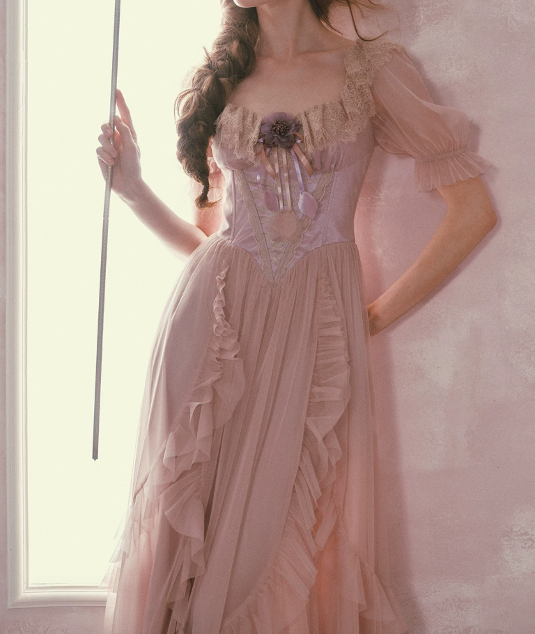 Robe de bal de princesse bustier à volants en satin long, robe de soirée C8117