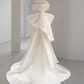 Fairytale Mermaid Off The Shoulder Short Sleeves White Long Wedding Dresses C853