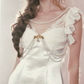 Robe de bal de princesse bustier à volants en satin long, robe de soirée C8117