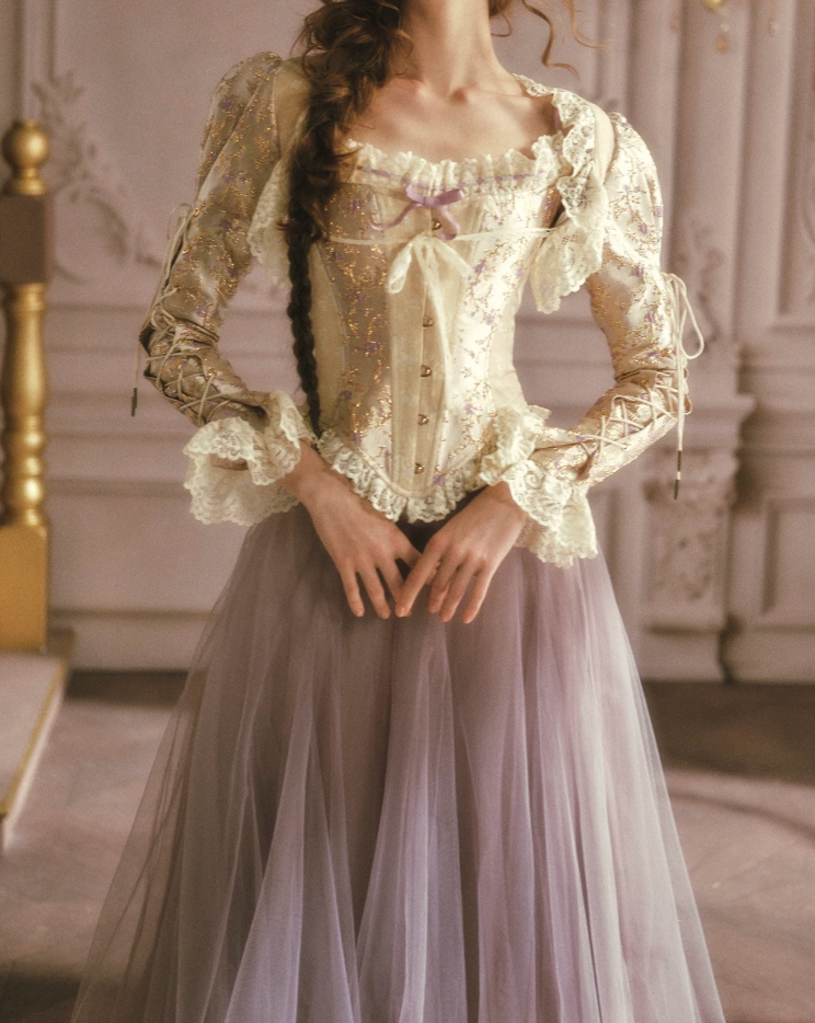 Robe de bal de princesse bustier à volants en satin long, robe de soirée C8117