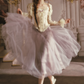 Robe de bal de princesse bustier à volants en satin long, robe de soirée C8117