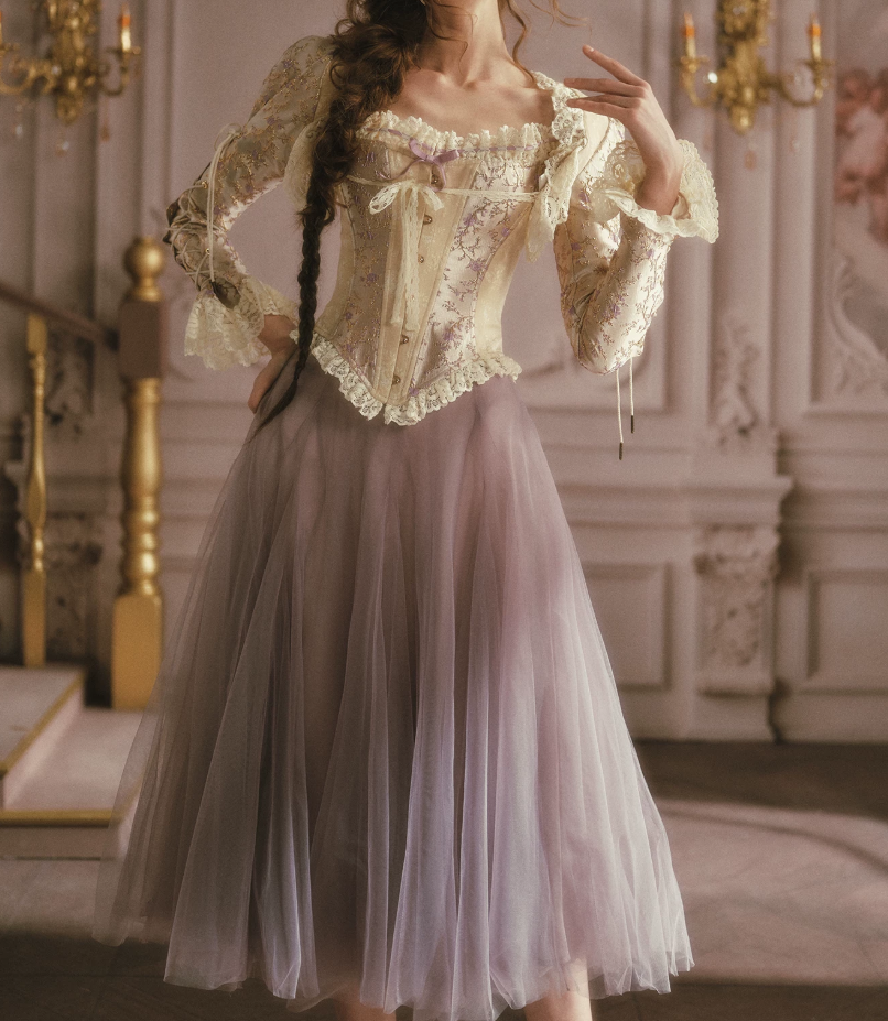 Robe de bal de princesse bustier à volants en satin long, robe de soirée C8117