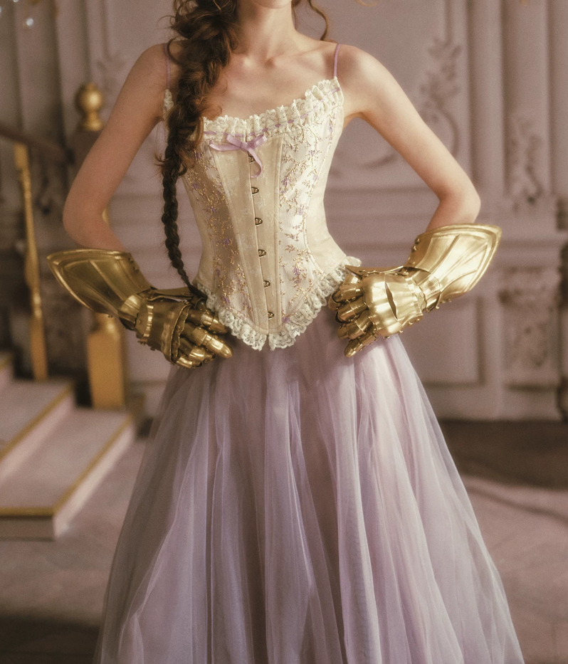 Robe de bal de princesse bustier à volants en satin long, robe de soirée C8117