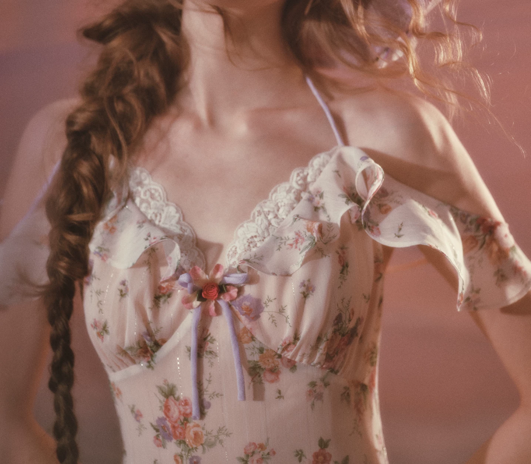 Robe de bal de princesse bustier à volants en satin long, robe de soirée C8117