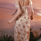 Robe de bal de princesse bustier à volants en satin long, robe de soirée C8117