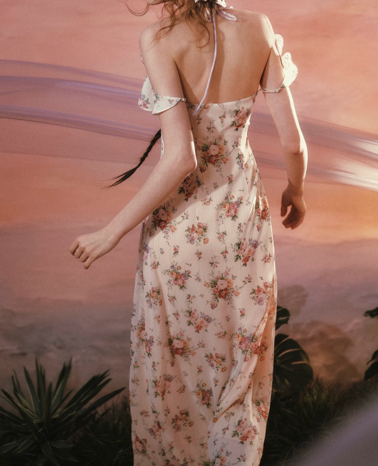 Robe de bal de princesse bustier à volants en satin long, robe de soirée C8117