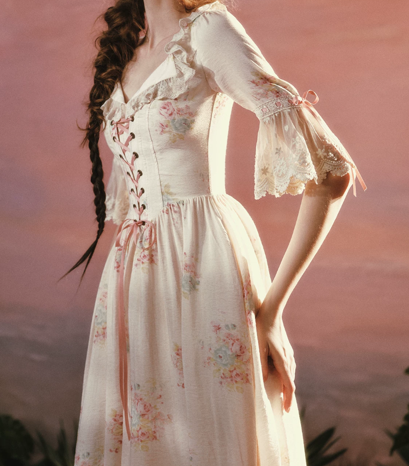 Robe de bal de princesse bustier à volants en satin long, robe de soirée C8117