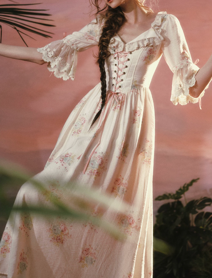 Robe de bal de princesse bustier à volants en satin long, robe de soirée C8117
