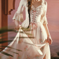 Robe de bal de princesse bustier à volants en satin long, robe de soirée C8117