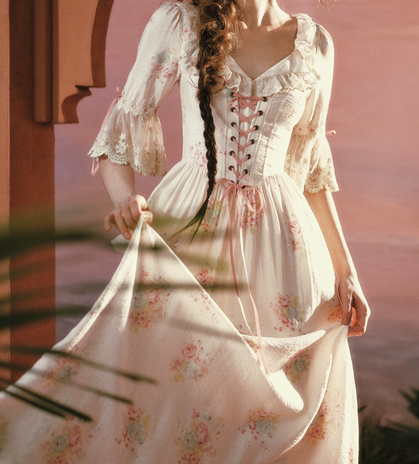 Robe de bal de princesse bustier à volants en satin long, robe de soirée C8117