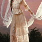 Robe de bal de princesse bustier à volants en satin long, robe de soirée C8117