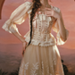 Robe de bal de princesse bustier à volants en satin long, robe de soirée C8117