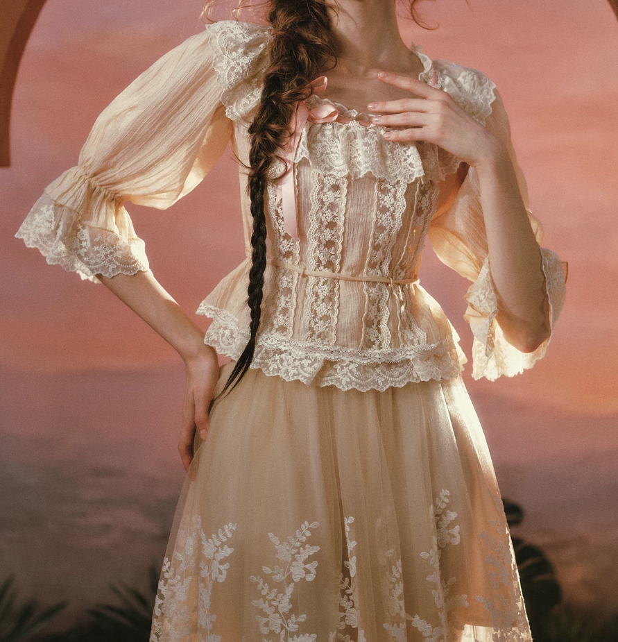 Robe de bal de princesse bustier à volants en satin long, robe de soirée C8117