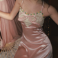 Robe de bal de princesse bustier à volants en satin long, robe de soirée C8117