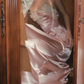 Robe de bal de princesse bustier à volants en satin long, robe de soirée C8117