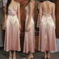 Robe de bal de princesse bustier à volants en satin long, robe de soirée C8117