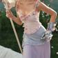Robe de bal de princesse bustier à volants en satin long, robe de soirée C8117