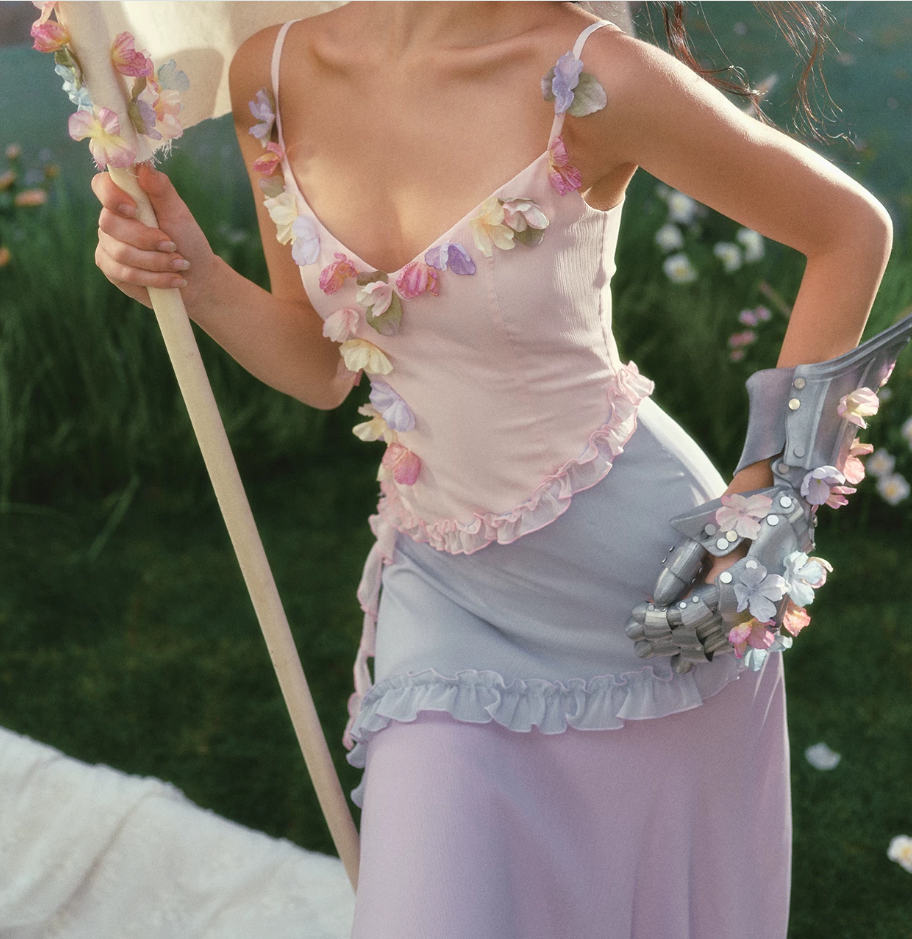 Robe de bal de princesse bustier à volants en satin long, robe de soirée C8117
