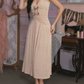Robe de bal de princesse bustier à volants en satin long, robe de soirée C8117