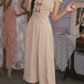 Robe de bal de princesse bustier à volants en satin long, robe de soirée C8117