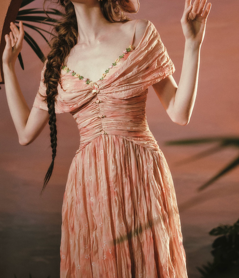 Robe de bal de princesse bustier à volants en satin long, robe de soirée C8117