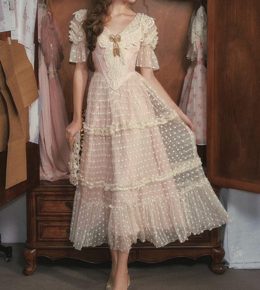 Robe de bal de princesse bustier à volants en satin long, robe de soirée C8117