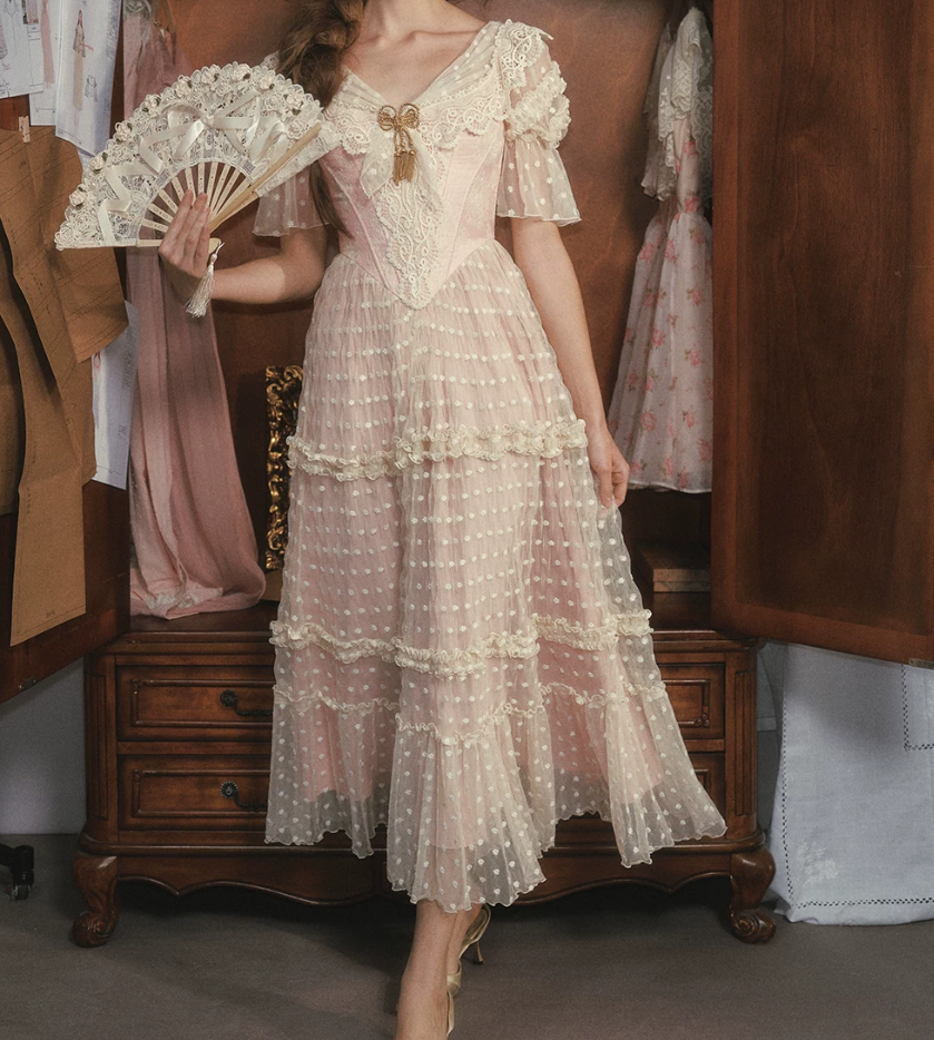Robe de bal de princesse bustier à volants en satin long, robe de soirée C8117