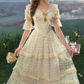 Robe de bal de princesse bustier à volants en satin long, robe de soirée C8117