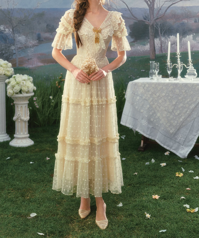 Robe de bal de princesse bustier à volants en satin long, robe de soirée C8117