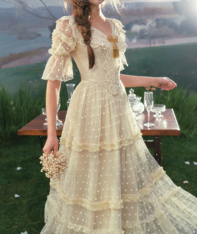 Robe de bal de princesse bustier à volants en satin long, robe de soirée C8117