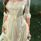 Robe de bal de princesse bustier à volants en satin long, robe de soirée C8117