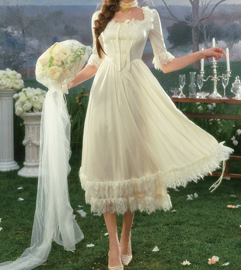 Robe de bal de princesse bustier à volants en satin long, robe de soirée C8117