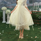 Robe de bal de princesse bustier à volants en satin long, robe de soirée C8117