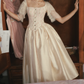 Robe de bal de princesse bustier à volants en satin long, robe de soirée C8117