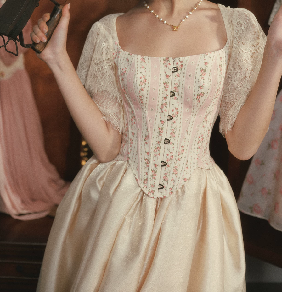 Robe de bal de princesse bustier à volants en satin long, robe de soirée C8117
