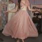 Robe de bal de princesse bustier à volants en satin long, robe de soirée C8117
