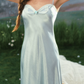 Robe de bal de princesse bustier à volants en satin long, robe de soirée C8117