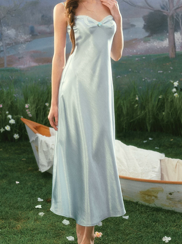 Robe de bal de princesse bustier à volants en satin long, robe de soirée C8117