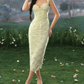 Robe de bal de princesse bustier à volants en satin long, robe de soirée C8117