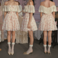 Mini robe de soirée en satin, sans bretelles, sans manches, ligne a, simple, C899