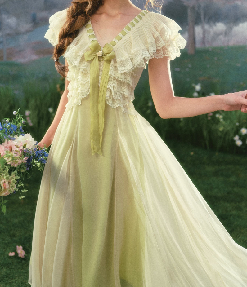 Robe de bal de princesse bustier à volants en satin long, robe de soirée C8117