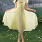 Robe de bal de princesse bustier à volants en satin long, robe de soirée C8117